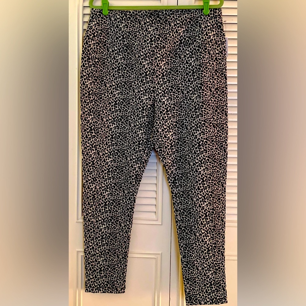NWT Talbots Animal Print Leggings - XL